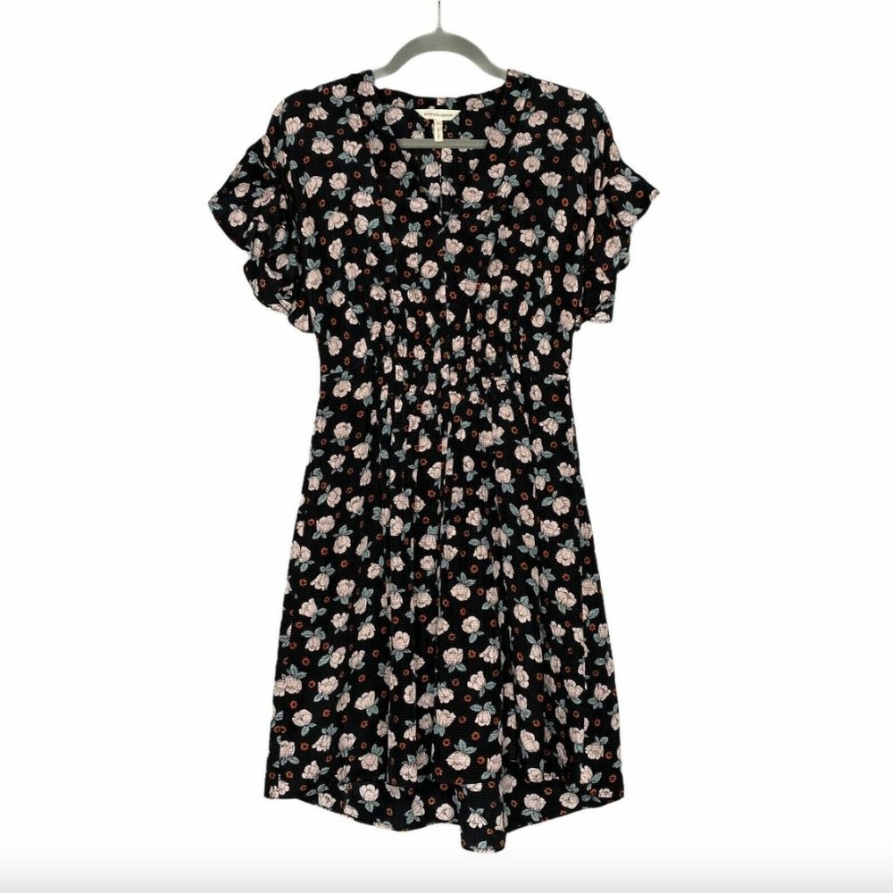 Rebecca Taylor Rosalie dress short sleeve v-neck